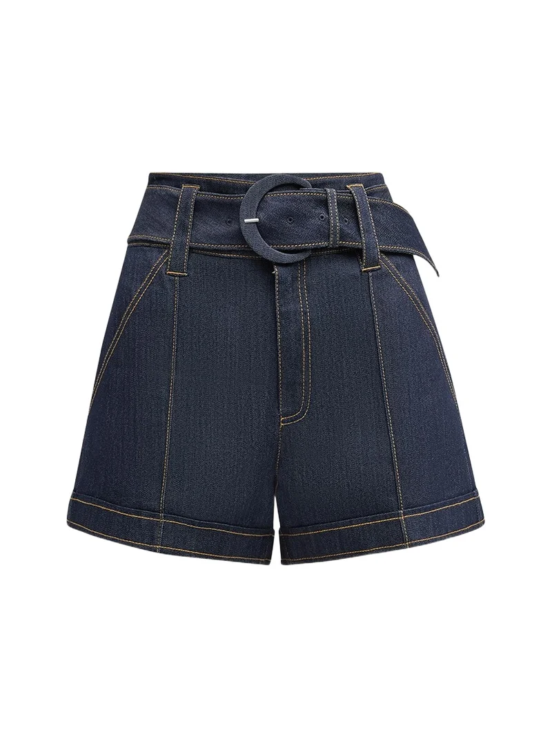 Aldi Belted Denim Shorts Aldi Belted Denim Shorts