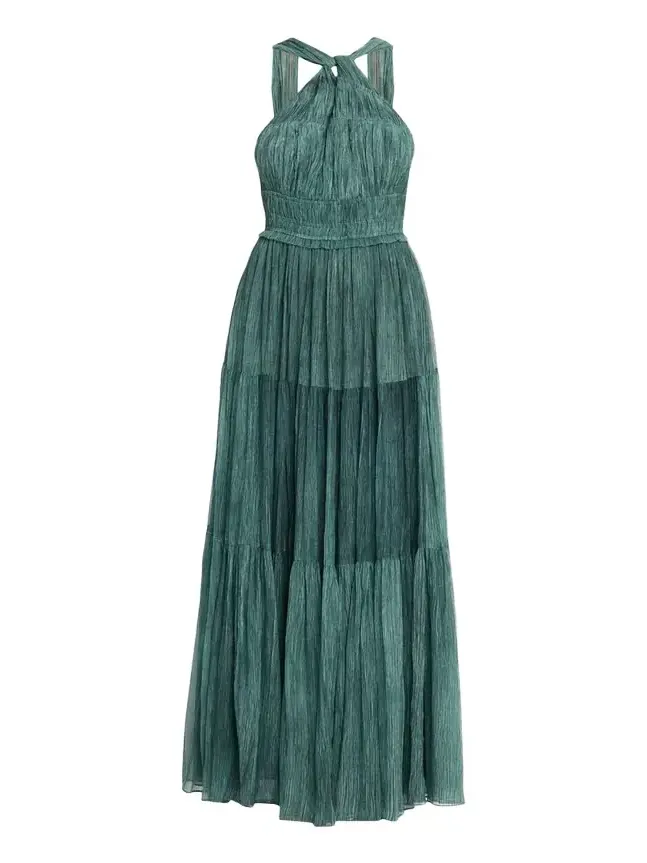 Freesia Sleeveless Silk Chiffon Gown Freesia Sleeveless Silk Chiffon Gown