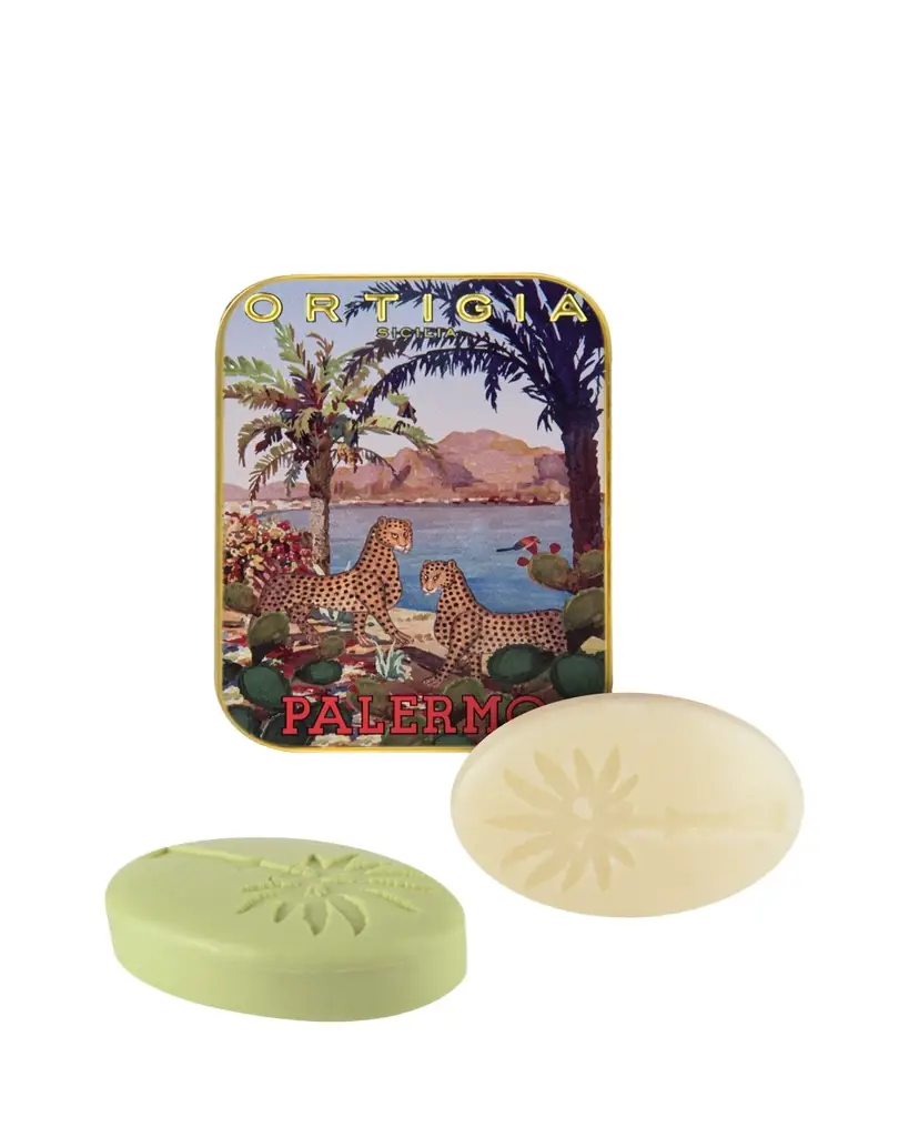 ORTIGIA Palermo City Bar Soap Tin, 2 x 0.9 oz. | Image 1 ORTIGIA Palermo City Bar Soap Tin, 2 x 0.9 oz. | Image 1