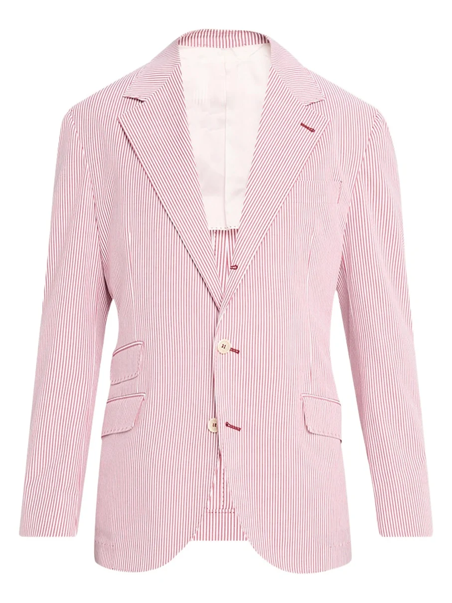 Brunello Cucinelli Men's Cotton-Blend Single-Breasted Jacket