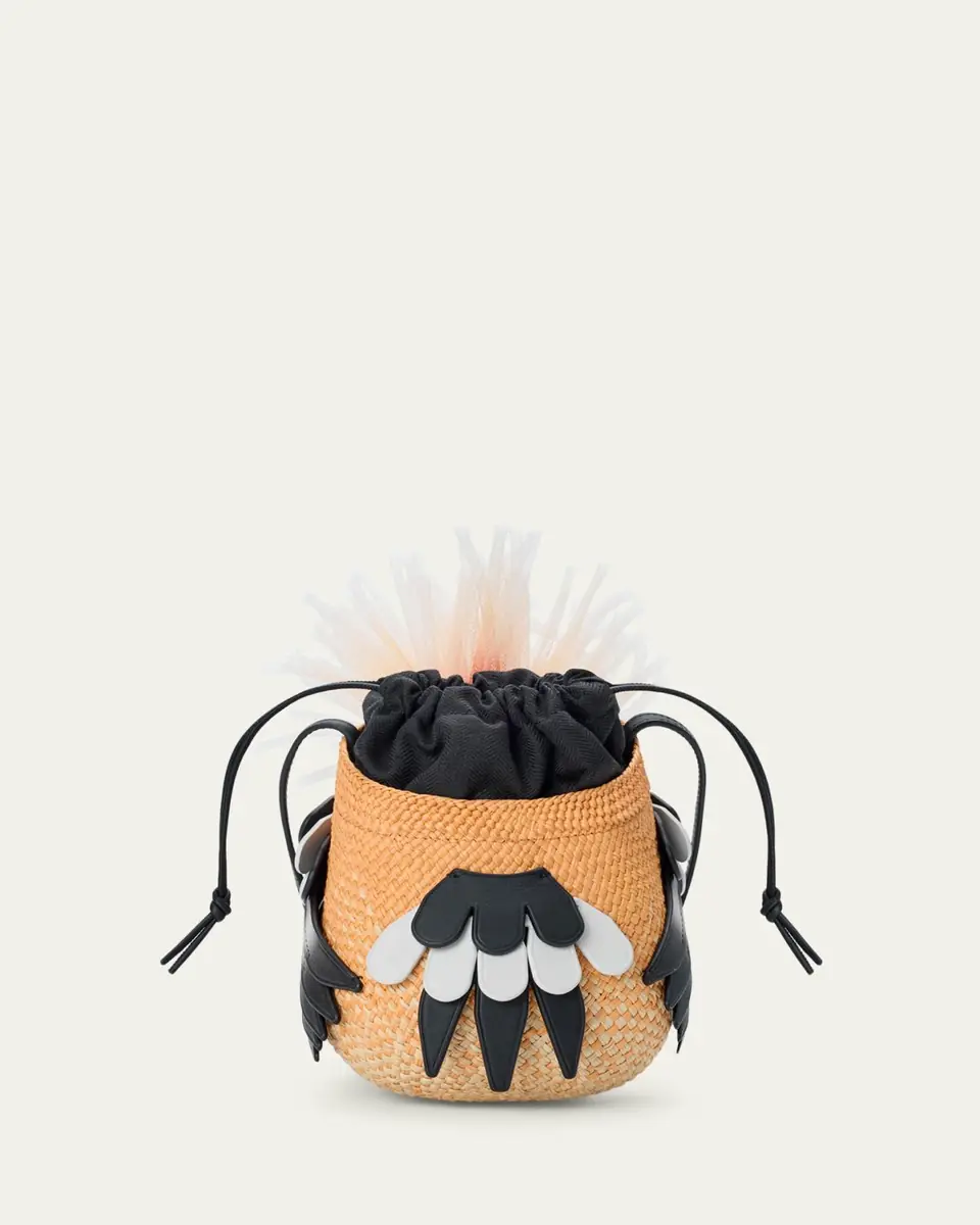 Loewe x Paula's Ibiza Woven Bird Crossbody Bag | Thumbnail 3