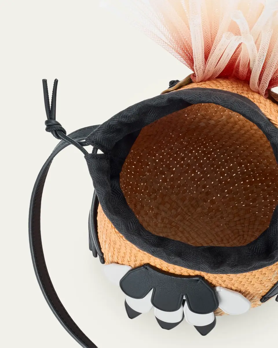 Loewe x Paula's Ibiza Woven Bird Crossbody Bag | Thumbnail 4