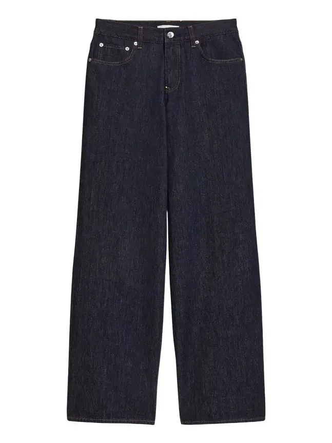Wardrobe Relaxed Straight-Leg Denim Jeans