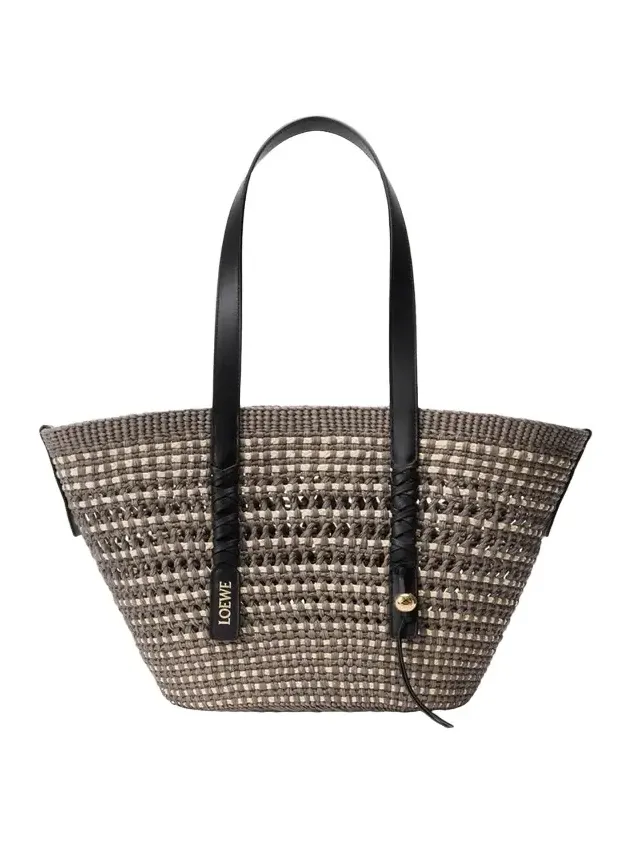 x Paula's Ibiza Braid Medium Woven Basket Tote Bag x Paula's Ibiza Braid Medium Woven Basket Tote Bag