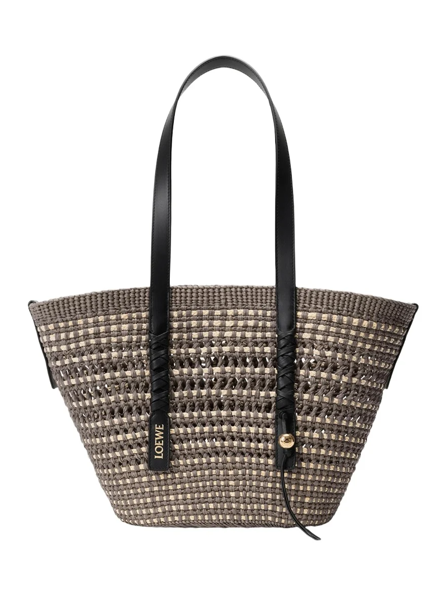 x Paula's Ibiza Braid Medium Woven Basket Tote Bag x Paula's Ibiza Braid Medium Woven Basket Tote Bag