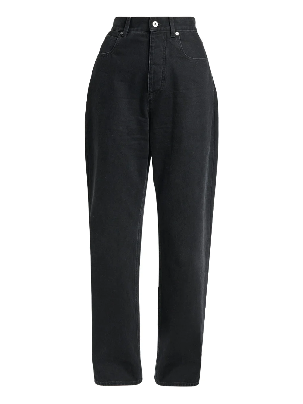Bottega Veneta Faded Black Denim Wide-Leg Jeans