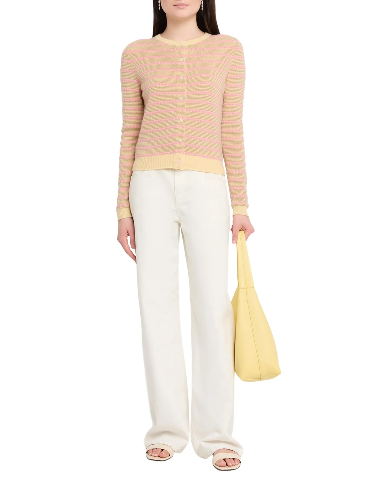 Pebble Stripe Jane Cardigan