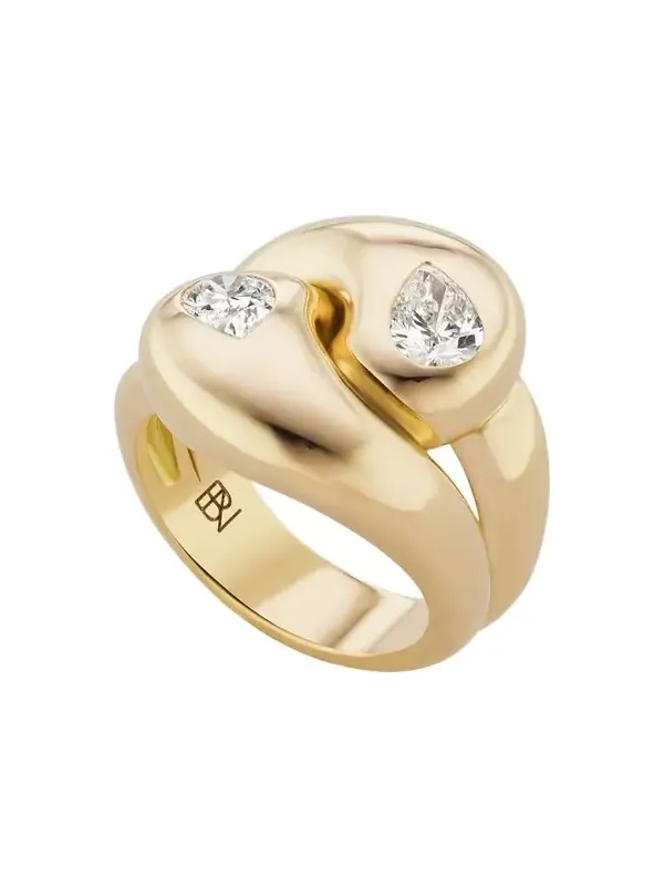 Pear Diamond Knot Ring Pear Diamond Knot Ring