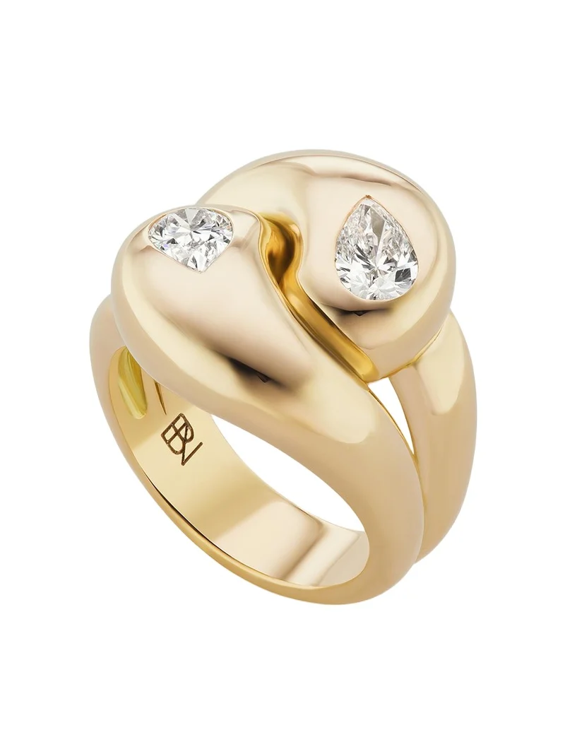 Brent Neale Pear Diamond Knot Ring