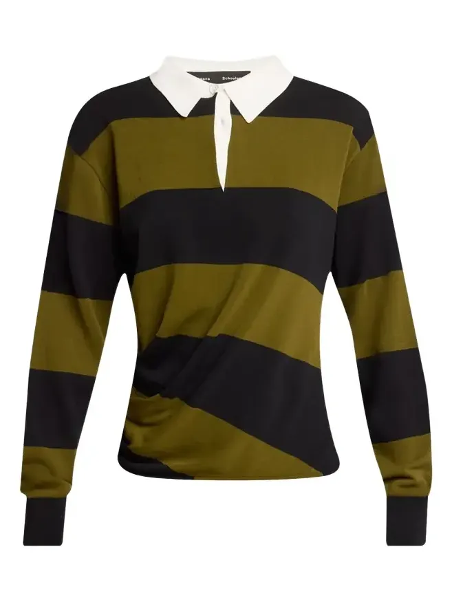 Corinna Collared Long-Sleeve Top Corinna Collared Long-Sleeve Top