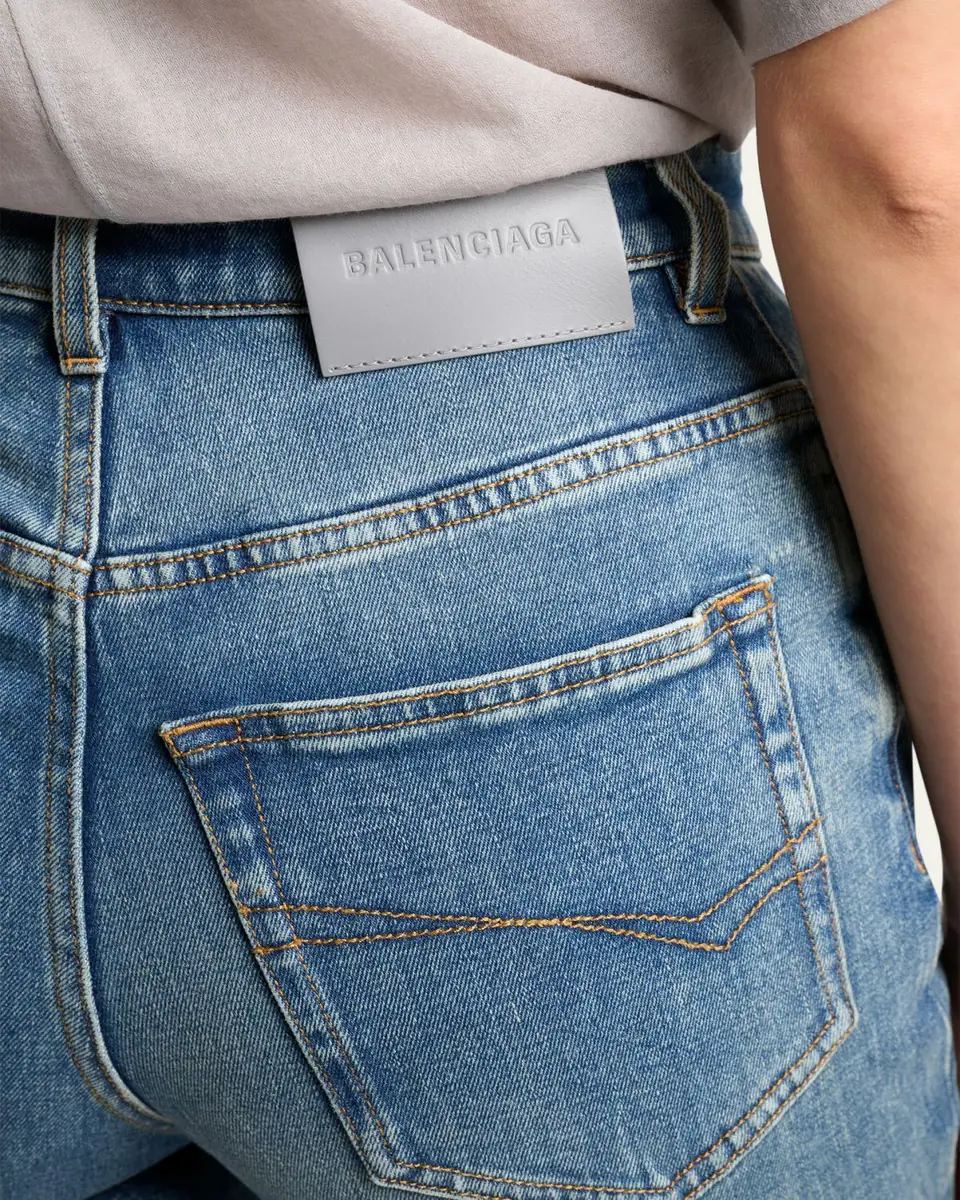 Balenciaga High-Rise Slim-Leg Jeans | Thumbnail 5