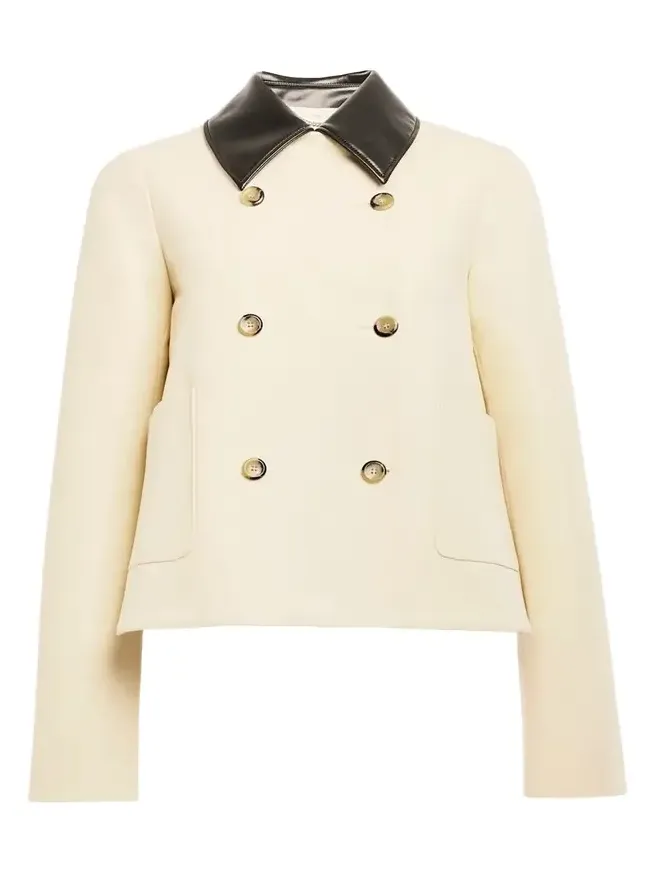Harburg Cropped Double-Breasted Jacket