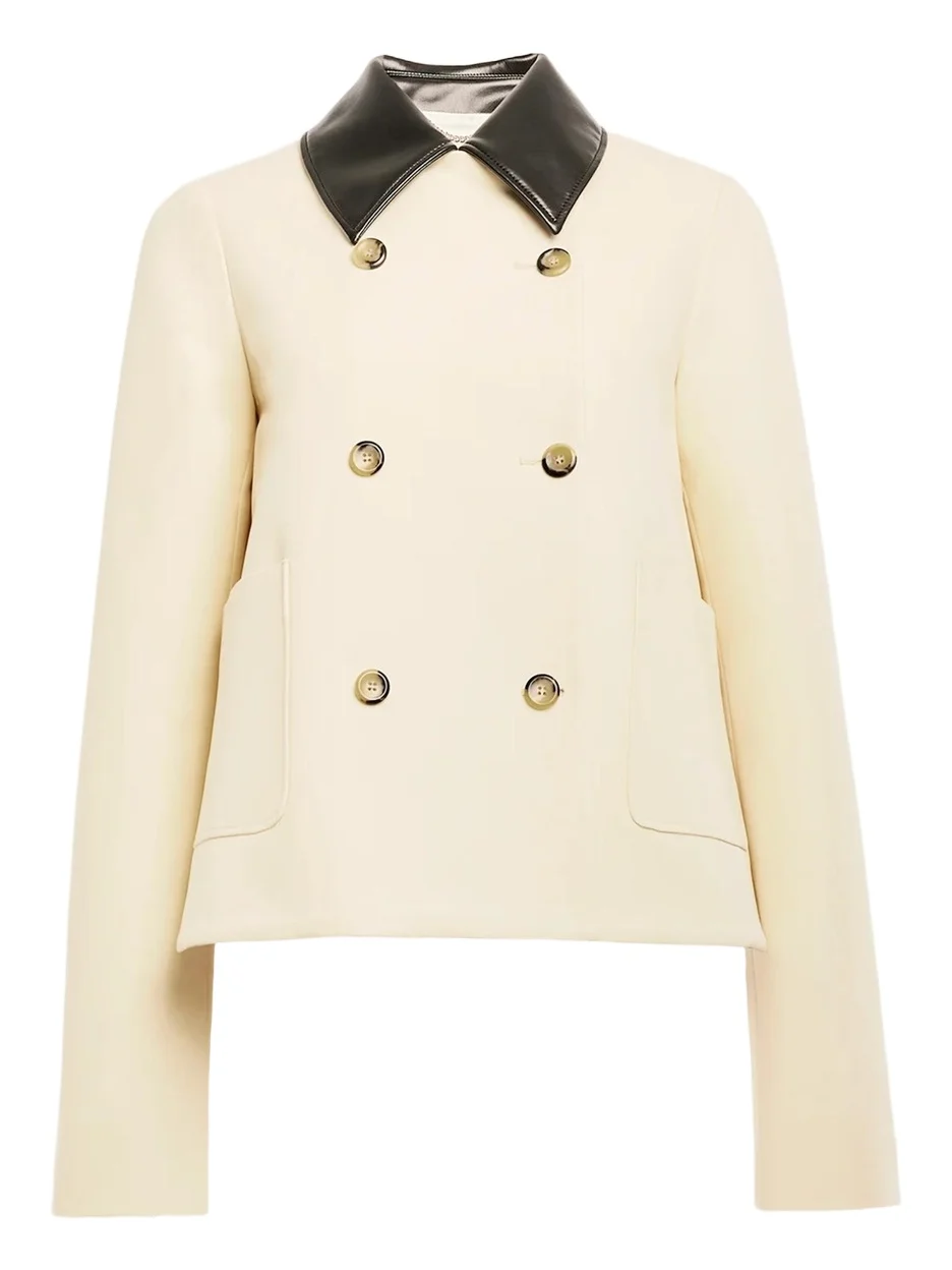 Harburg Cropped Double-Breasted Jacket Harburg Cropped Double-Breasted Jacket