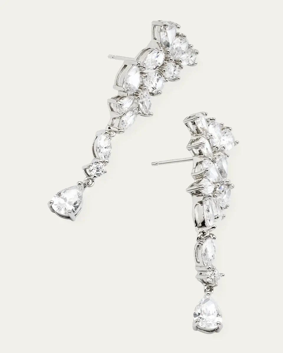 Golconda by Kenneth Jay Lane Multi-Shape Dangle Earrings | Thumbnail 3 Golconda by Kenneth Jay Lane Multi-Shape Dangle Earrings | Thumbnail 3