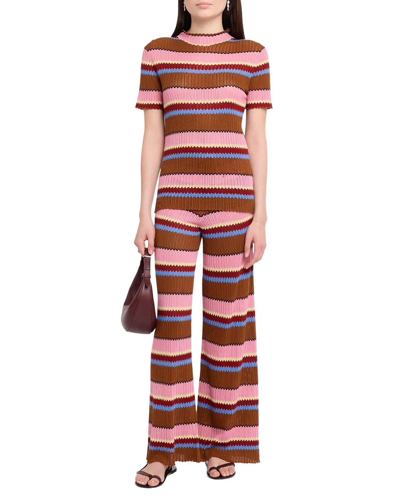 Palazzo Rib Striped Top Palazzo Rib Striped Top