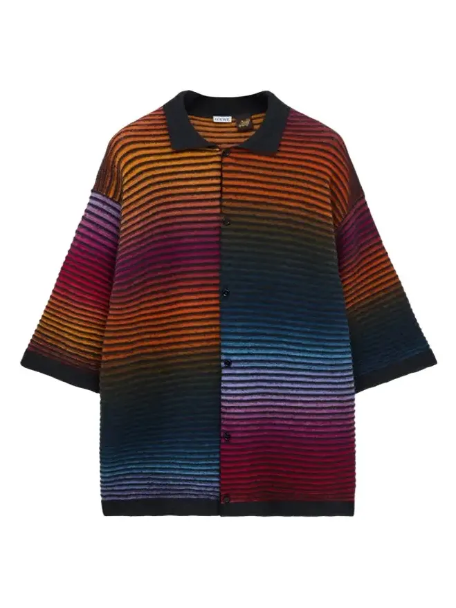 x Paula's Ibiza Men's Multi-Stripe Knit Shirt