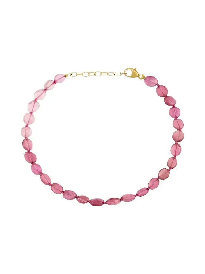 Arizona 14K Pink Tourmaline Bracelet