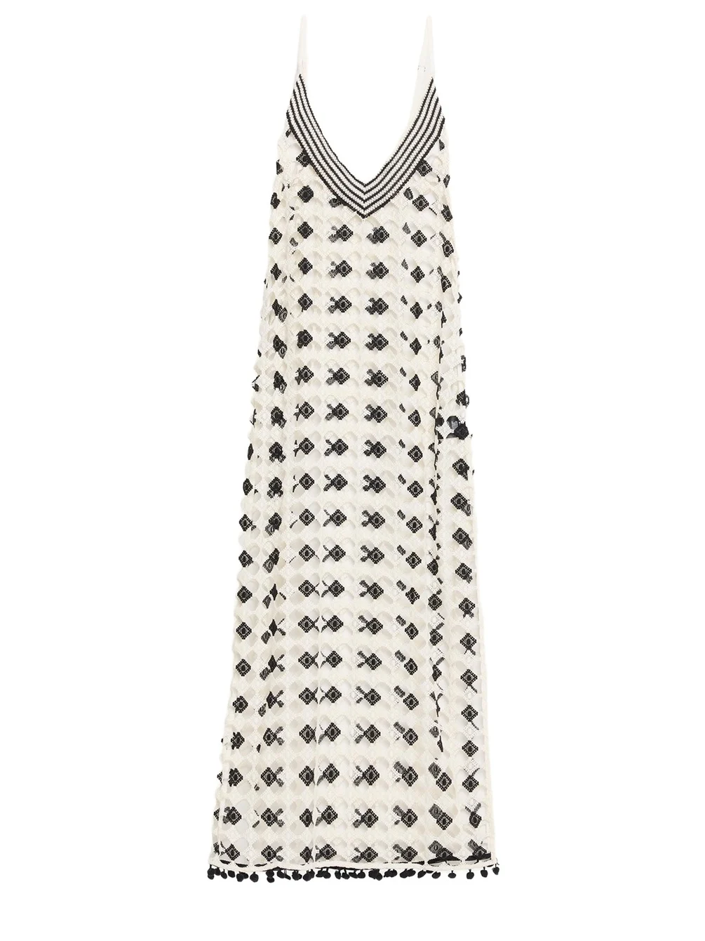 Ramy Brook Cleo Patterned Sheer Cover-Up Maxi-Dress