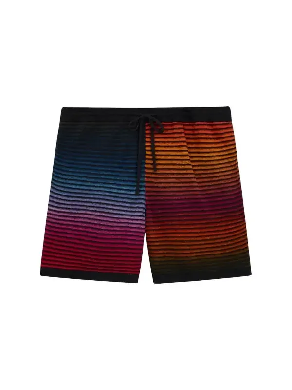 x Paula's Ibiza Men's Multi-Stripe Knit Shorts x Paula's Ibiza Men's Multi-Stripe Knit Shorts