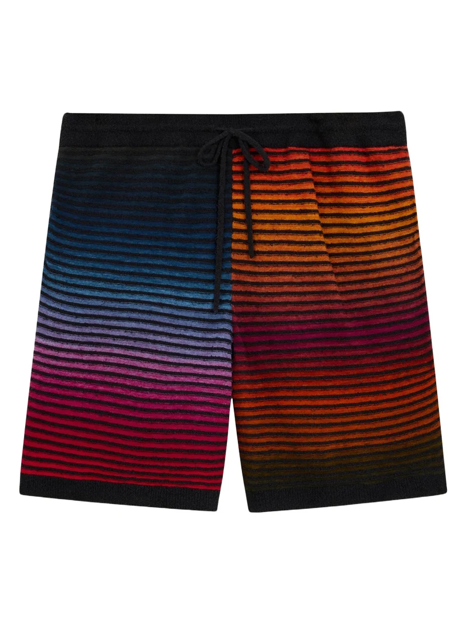 Loewe x Paula's Ibiza Men's Multi-Stripe Knit Shorts