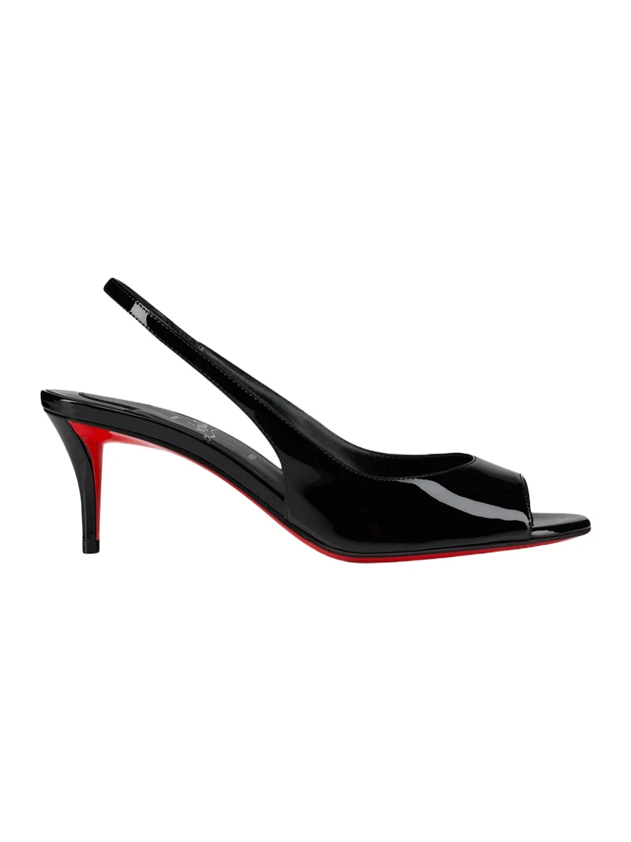 60mm Sofia Z Patent Leather Slingback Pumps 60mm Sofia Z Patent Leather Slingback Pumps
