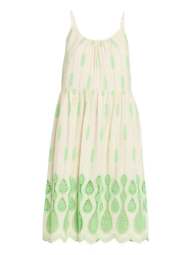 Sandra Embroidered Midi Dress