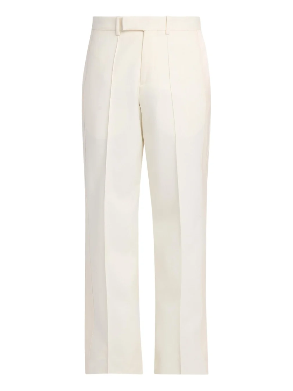 Men's Wool Pintuck-Pleated Wide-Leg Trousers