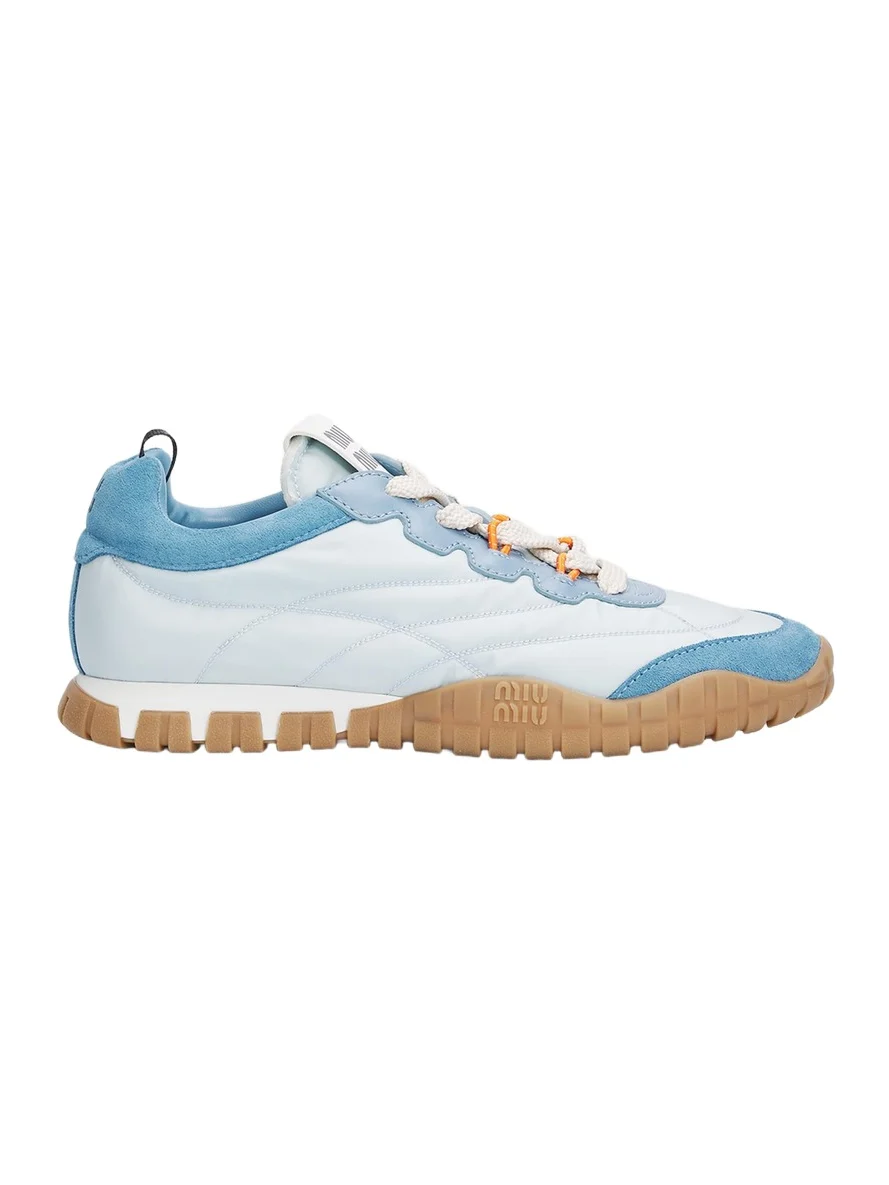 Technical Fabric and Suede Low-Top Sneakers Technical Fabric and Suede Low-Top Sneakers