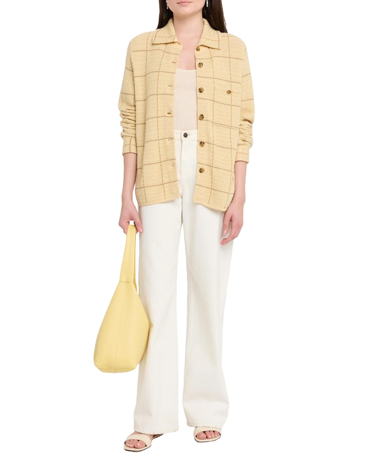 Dylan Plaid Cashmere-Linen Shirt Dylan Plaid Cashmere-Linen Shirt