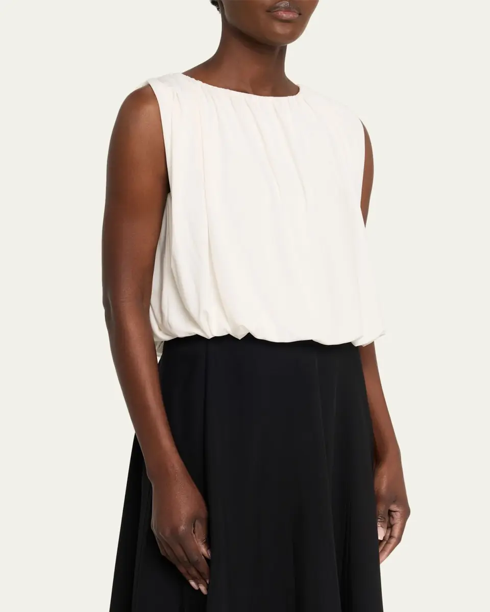 Vince Sleeveless Bubble Top | Thumbnail 4 Vince Sleeveless Bubble Top | Thumbnail 4