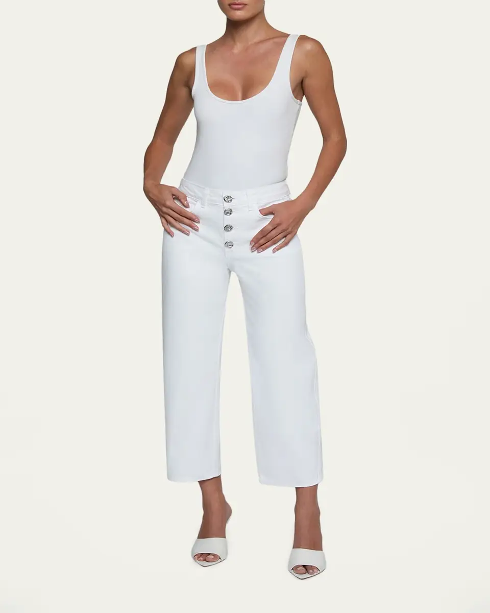 L'Agence Liora High-Rise Cropped Denim Jeans | Thumbnail 2