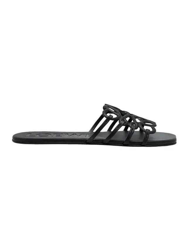 x Paula's Ibiza Petal Leather Anagram Slide Sandals x Paula's Ibiza Petal Leather Anagram Slide Sandals