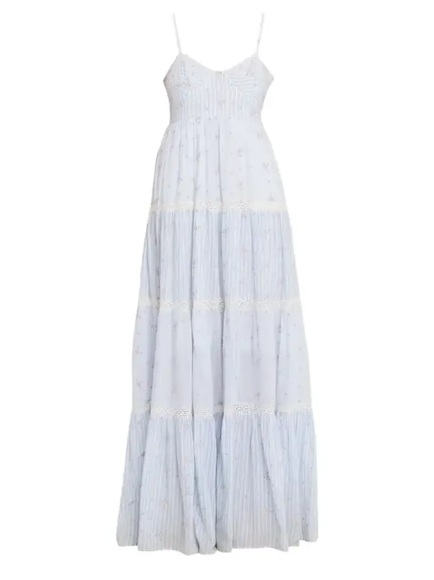 Story Floral Cotton Maxi Dress Story Floral Cotton Maxi Dress