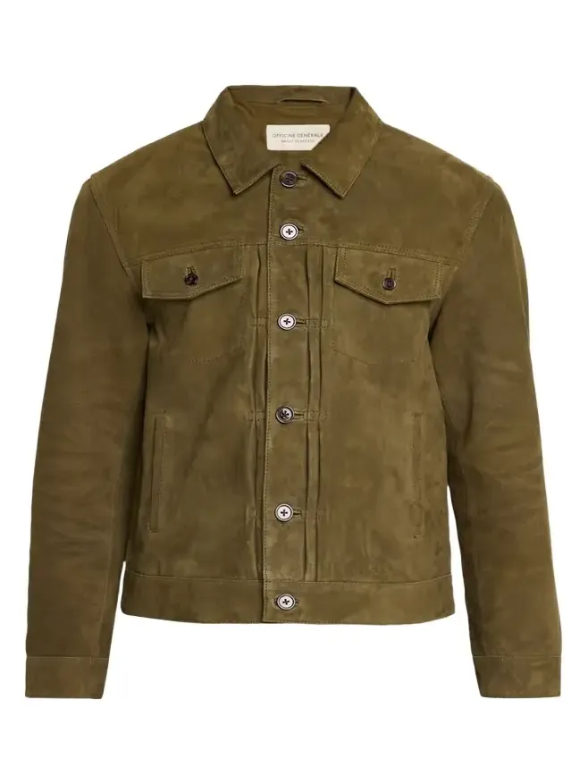 Men's Liam Suede Trucker Jacket Men's Liam Suede Trucker Jacket
