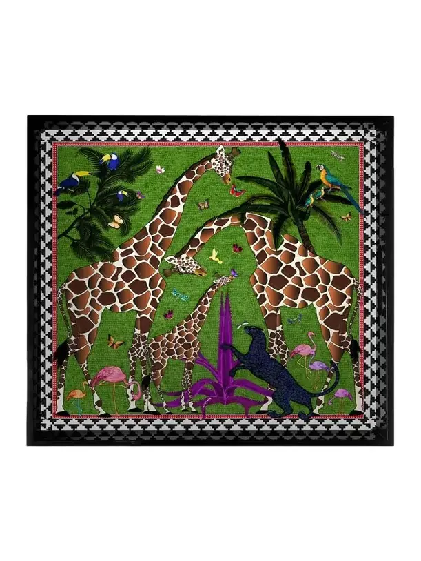 ORTIGIA Giraffe Lacquered Square Tray