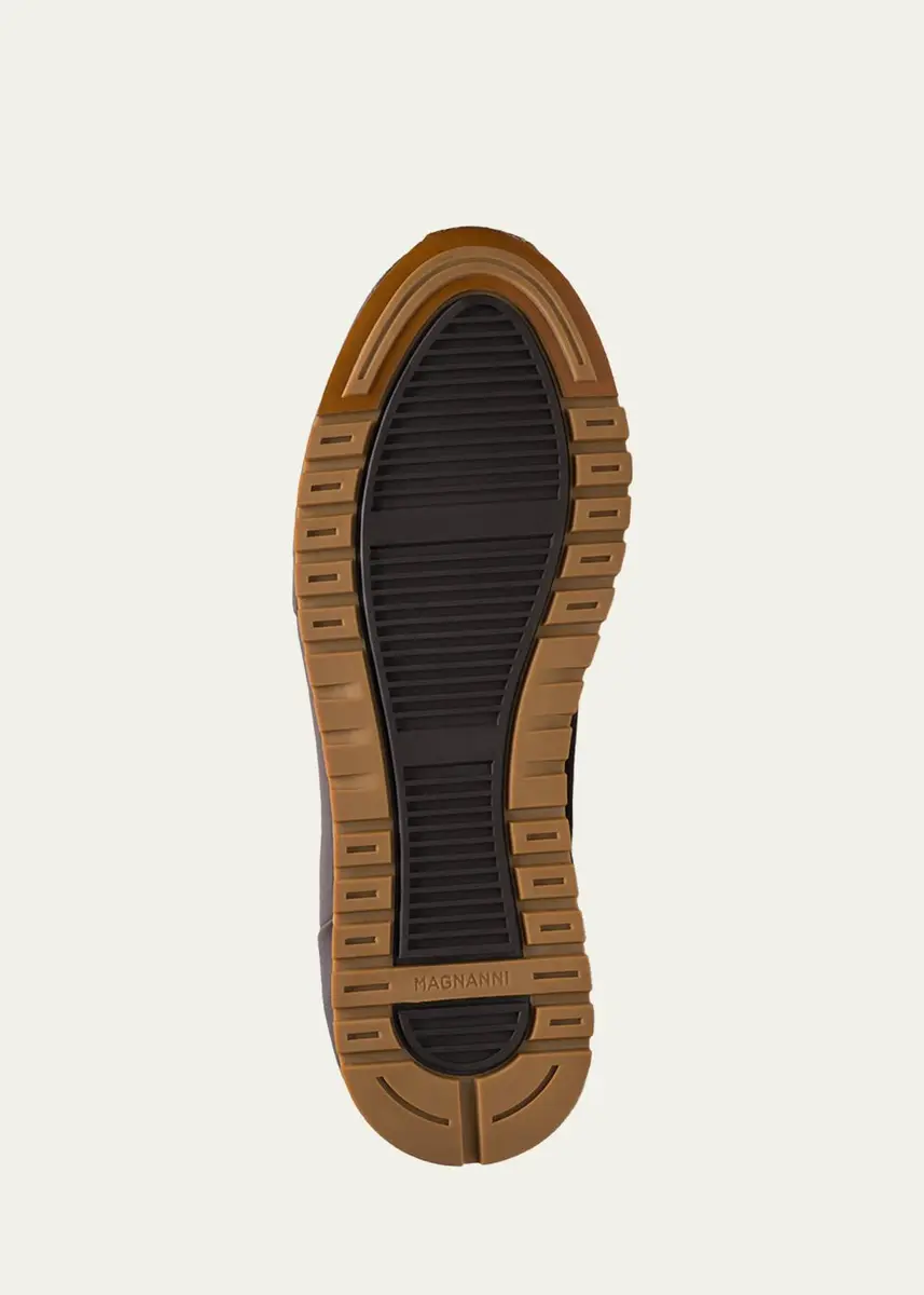 Magnanni Men's Ibiza II Leather Low-Top Sneakers | Thumbnail 4 Magnanni Men's Ibiza II Leather Low-Top Sneakers | Thumbnail 4