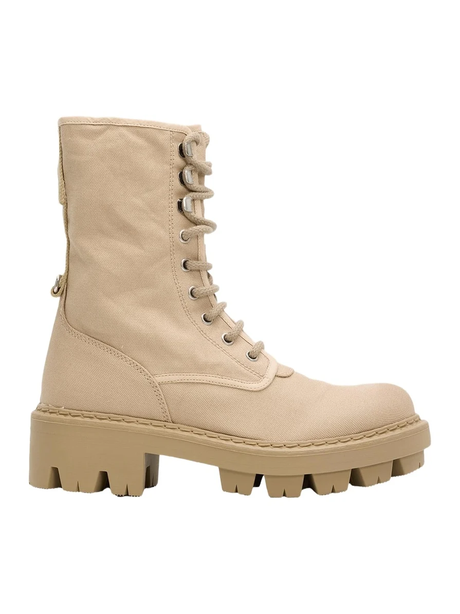 Canvas Ankle Combat Boots Canvas Ankle Combat Boots