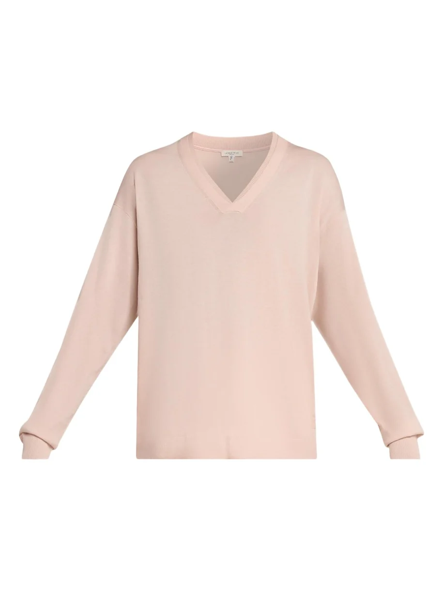 V-Neck Merino Wool Knit Sweater V-Neck Merino Wool Knit Sweater