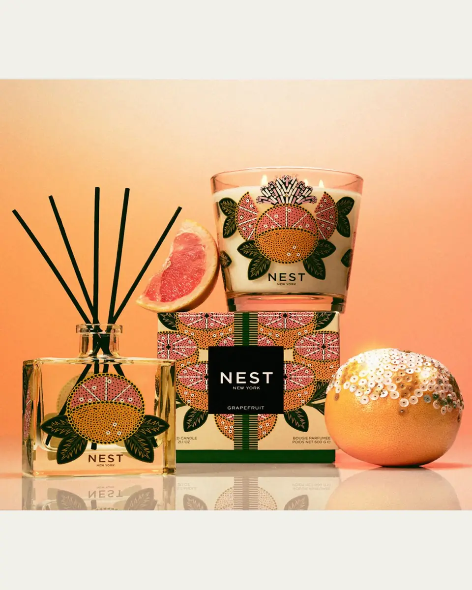 NEST New York Limited-Edition Grapefruit 3-Wick Candle, 21 oz. | Thumbnail 4 NEST New York Limited-Edition Grapefruit 3-Wick Candle, 21 oz. | Thumbnail 4