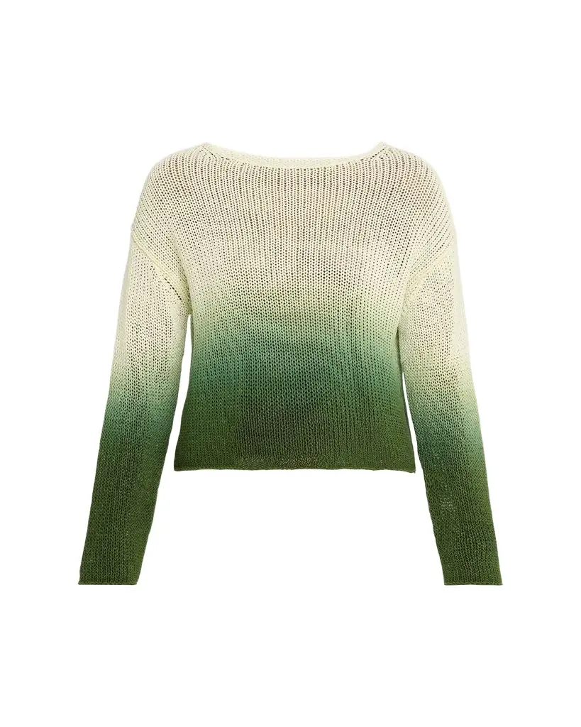 Vince Dip-Dye Cotton Sweater | Image 1 Vince Dip-Dye Cotton Sweater | Image 1