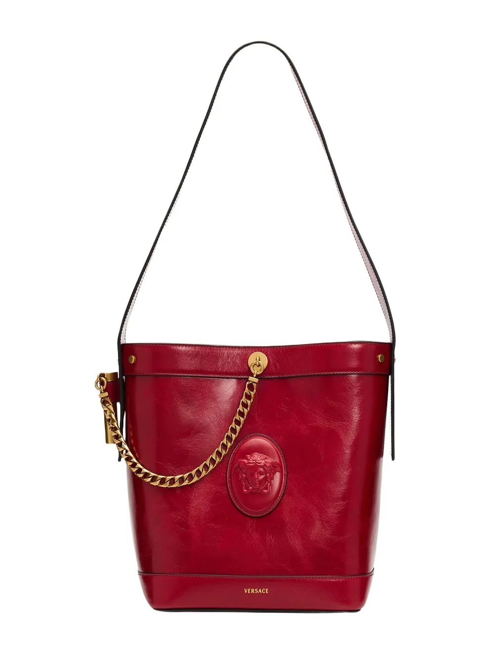 Medusa Leather Bucket Bag Medusa Leather Bucket Bag
