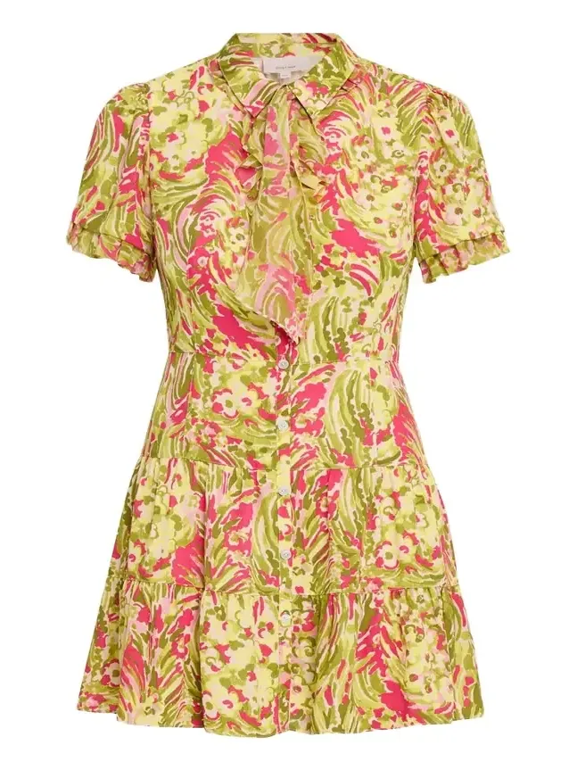 Cinq à Sept Kari Daisy Swirl Mini Dress