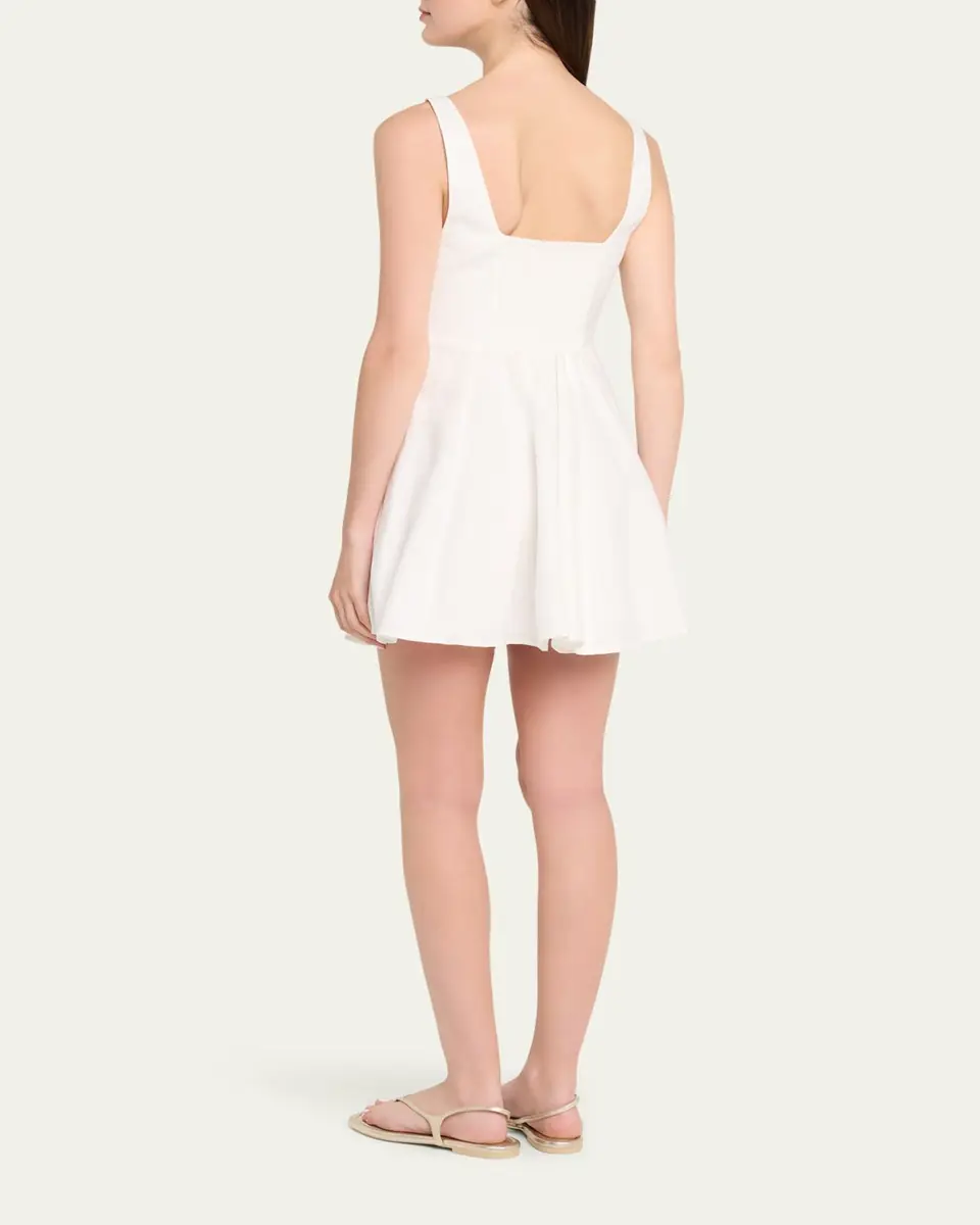 LoveShackFancy Nabi Linen Mini Dress | Thumbnail 3 LoveShackFancy Nabi Linen Mini Dress | Thumbnail 3