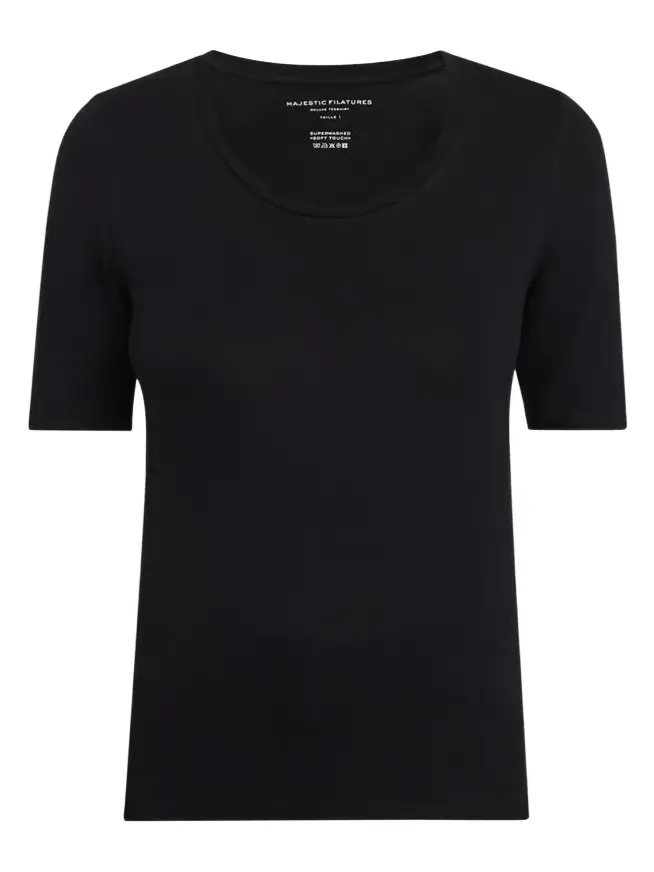 Elbow-Sleeve Scoop-Neck Shirt Elbow-Sleeve Scoop-Neck Shirt