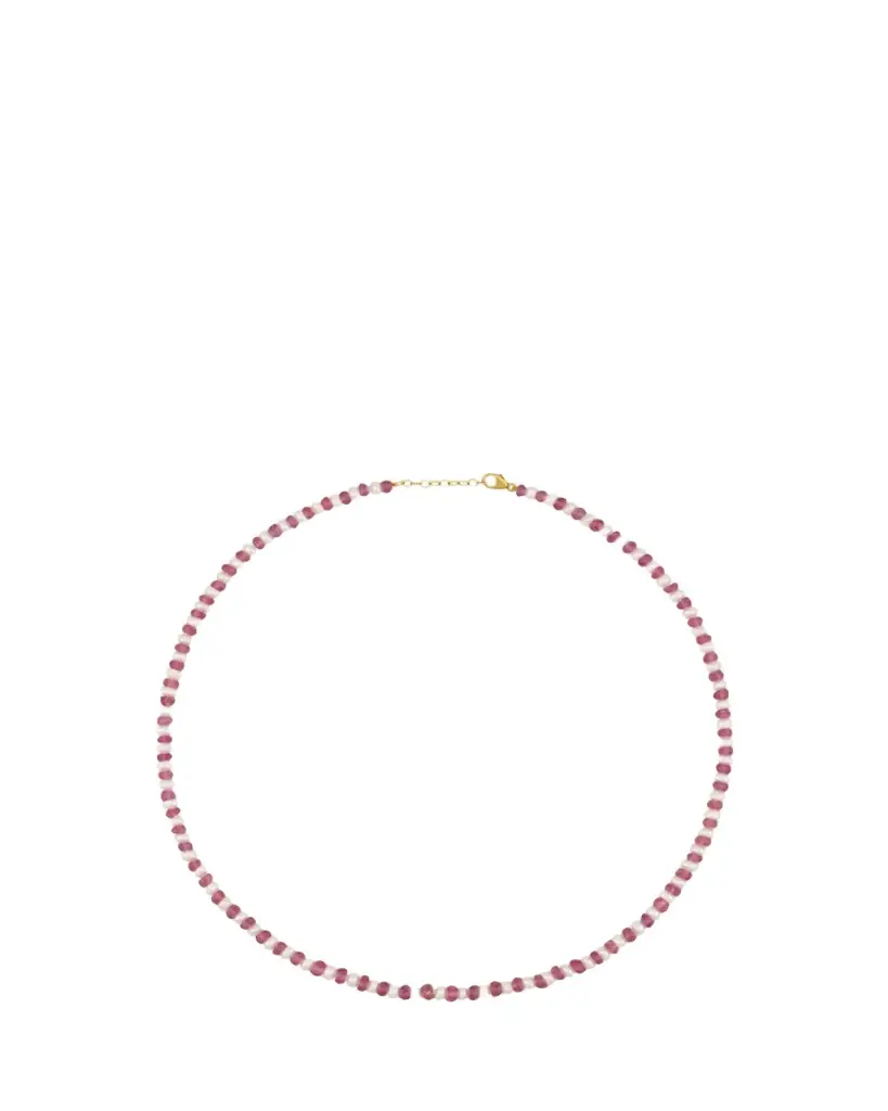 JIA JIA Ocean Connection 14K Pink Sapphire and Pearl Necklace | Image 1 JIA JIA Ocean Connection 14K Pink Sapphire and Pearl Necklace | Image 1