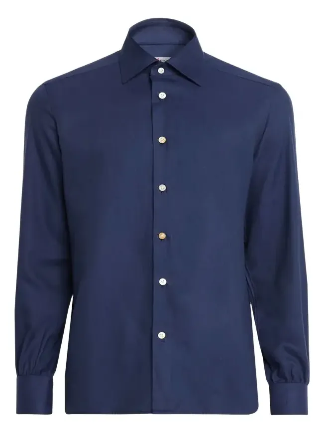 Men's Cotton and Lyocell Classic-Fit Sport Shirt Men's Cotton and Lyocell Classic-Fit Sport Shirt
