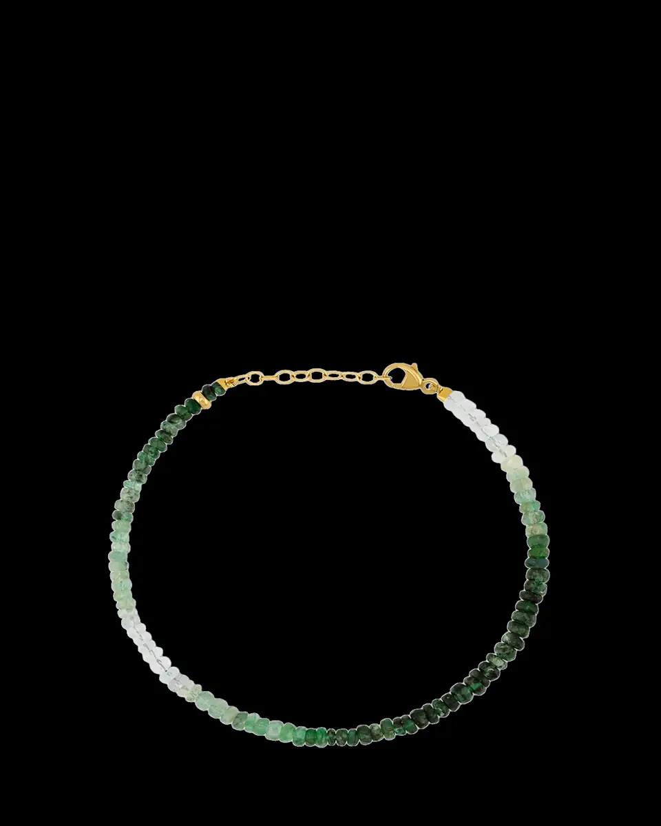 JIA JIA Ombré Emerald Beaded Bracelet | Thumbnail 2