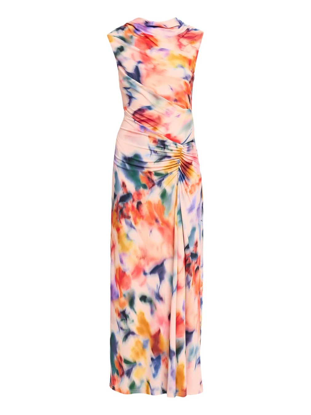 Acacia Draped Jersey Midi Dress Acacia Draped Jersey Midi Dress