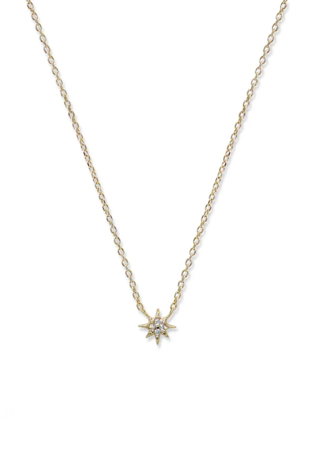 Anzie Micro Aztec North Star Necklace