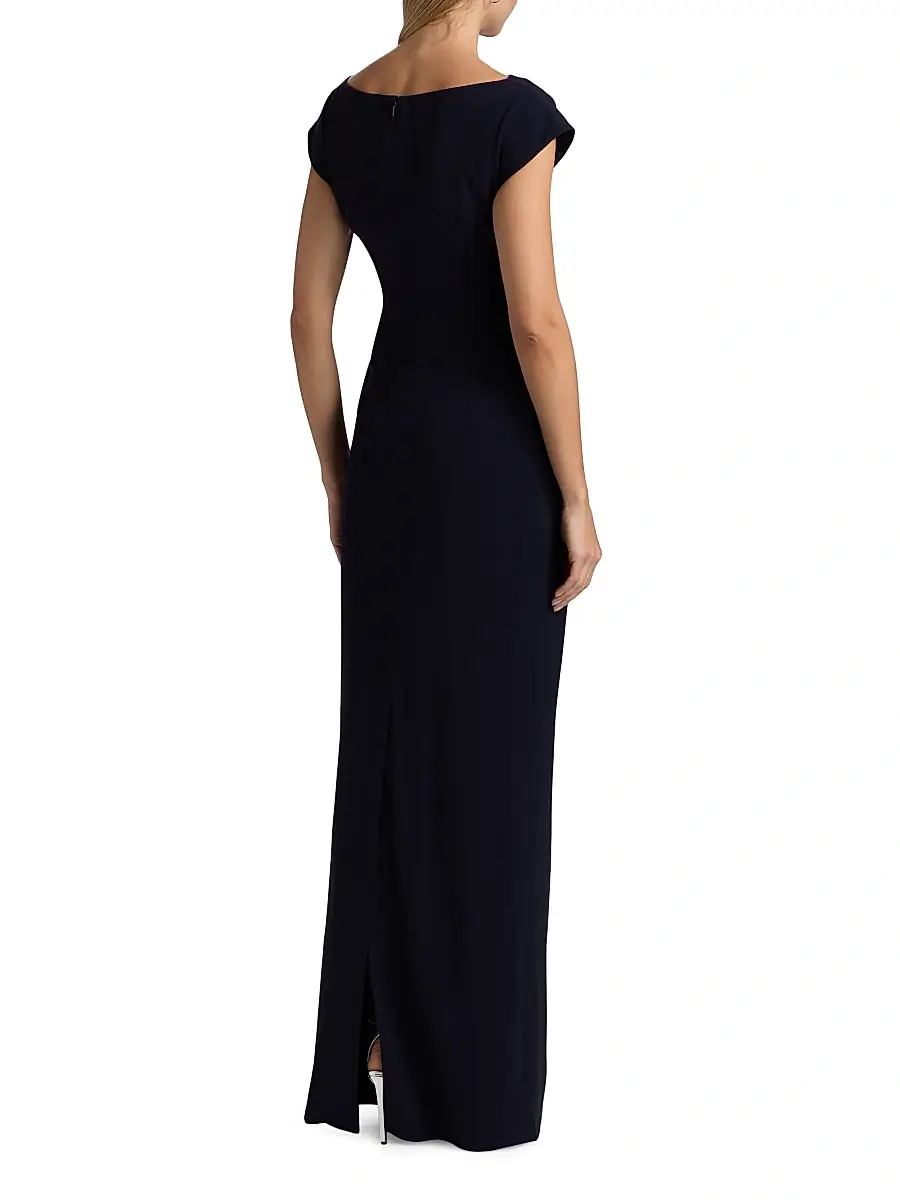 SACHIN & BABI Women's Kelly Embellished Stretch-Crepe Column Gown | Thumbnail 5